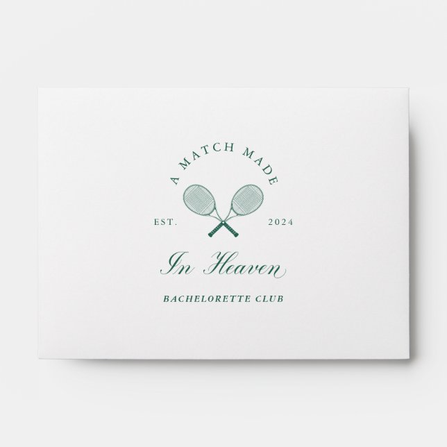 A Match Made in Heaven Bachelorette Envelope (Front)