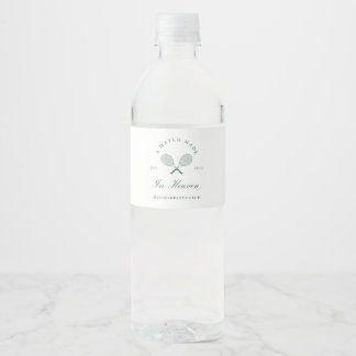 A Match Made in Heaven Bachelorette Water Bottle Label