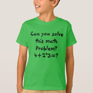 A math problem T-Shirt