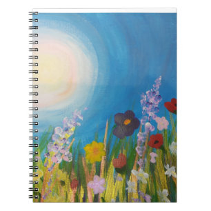 A meadow of wildflowers notebook