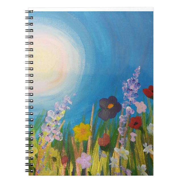 A meadow of wildflowers notebook (Front)