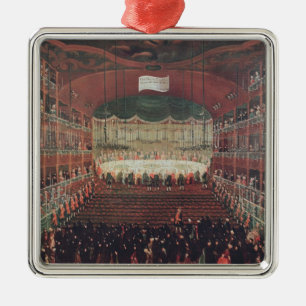 A Meal at the San Benedetto Theatre Metal Tree Decoration