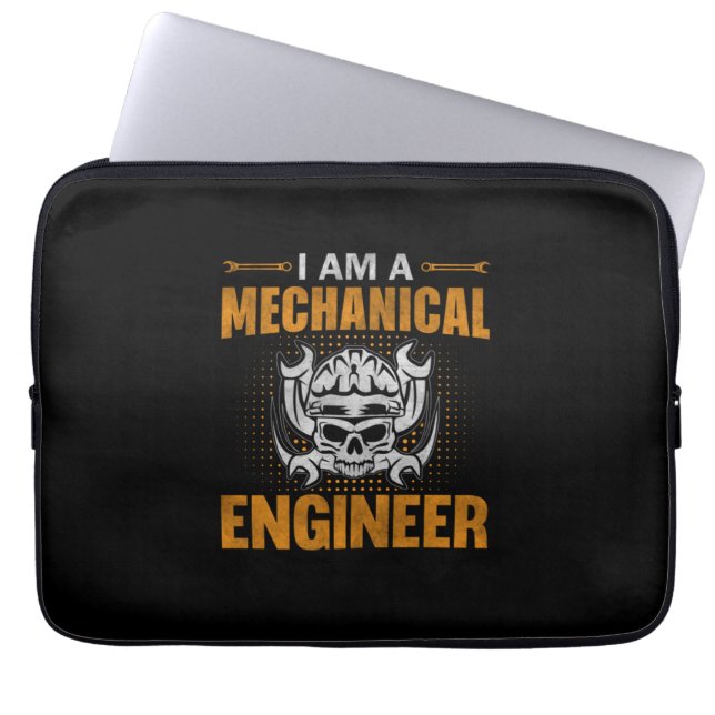 A Mechanical Engineer Laptop Sleeve (Front)