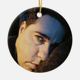 A medal ceramic tree decoration
