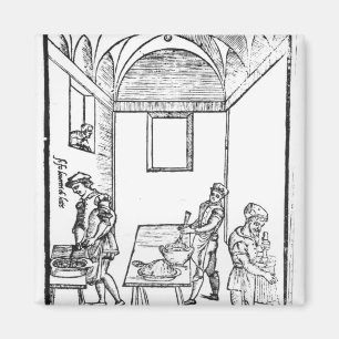 A Mediaeval Kitchen Magnet