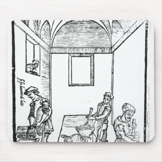 A Mediaeval Kitchen Mouse Mat (Front)