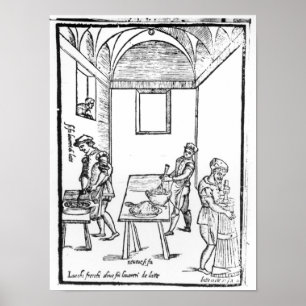 A Mediaeval Kitchen Poster