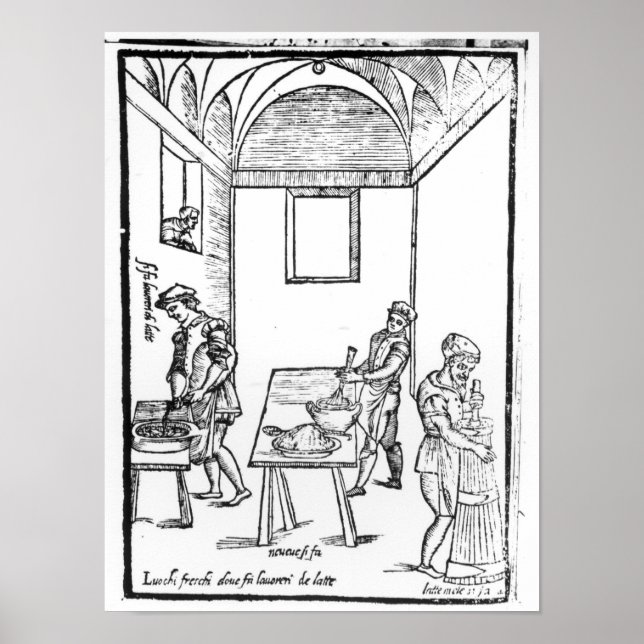 A Mediaeval Kitchen Poster (Front)