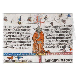 A mediaeval manuscript illustration from the 14th