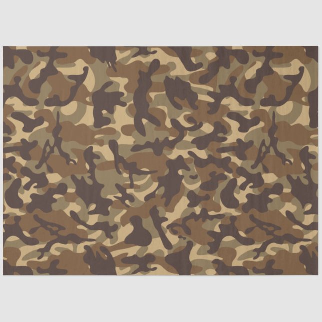 A Medium Desert Camouflage Tissue Paper (Front)
