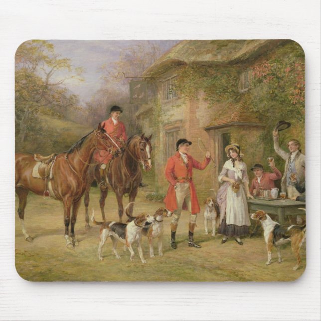 A Meeting at the Three Pigeons Mouse Mat (Front)