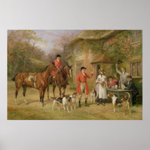 A Meeting at the Three Pigeons Poster