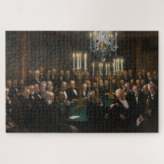 A Meeting in the Royal Danish Academy Jigsaw Puzzle