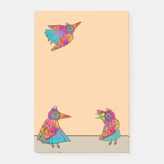 A Meeting of the Birds Dry Erase Board Post-it Notes