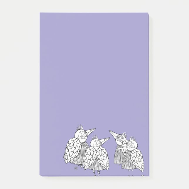 A meeting of the Birds Post-it Notes (Front)