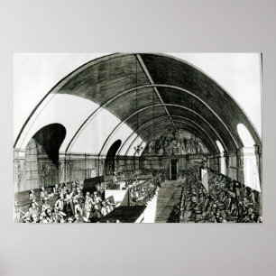 A Meeting of the Jacobin Club, 1791 Poster