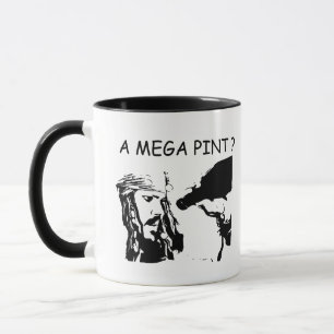 A Mega Pint? Jhonny and Amber Meme Coffee Mug