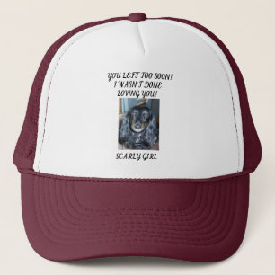 A Memorial of Love and Memories To My Pet 1 photo  Trucker Hat