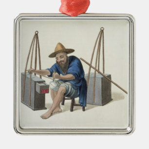 A Mender of Porcelain, plate 28 from 'The Costume Metal Tree Decoration