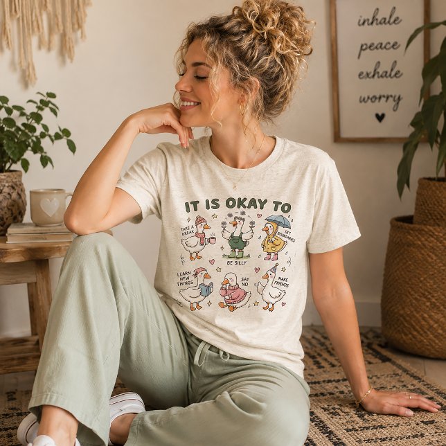 A Mental Health Support Message Tri-Blend Shirt (Creator Uploaded)