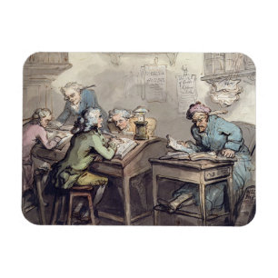 A Merchant's Office, 1789 (pen & ink and w/c over Magnet