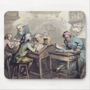 A Merchant's Office, 1789 (pen & ink and w/c over Mouse Mat