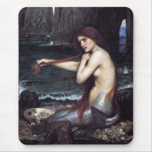 A Mermaid by J W Waterhouse, 1901 Mouse Mat