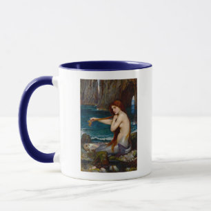A Mermaid, c. 1900 by John Waterhouse Mug