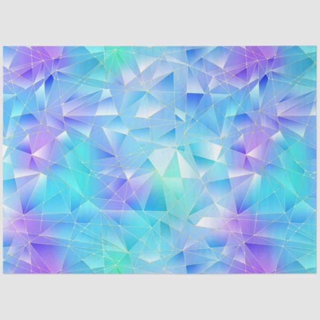A Mermaid Crystal Series Design 1 Tissue Paper (Front)