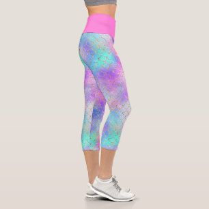A Mermaid Galaxy Series Design 10 Capri Leggings