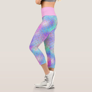 A Mermaid Galaxy Series Design 10 Capri Leggings