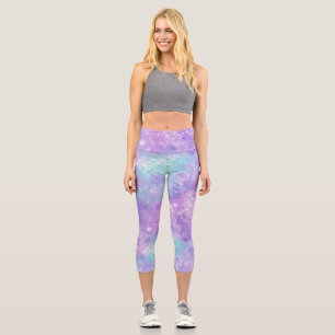 A Mermaid Galaxy Series Design 11  Capri Leggings