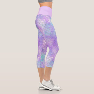 A Mermaid Galaxy Series Design 11 Capri Leggings