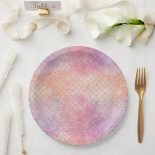 A Mermaid Galaxy Series Design 12 Paper Plate