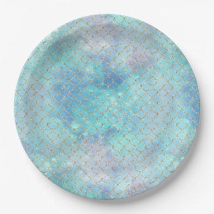 A Mermaid Galaxy Series Design 2  Paper Plate