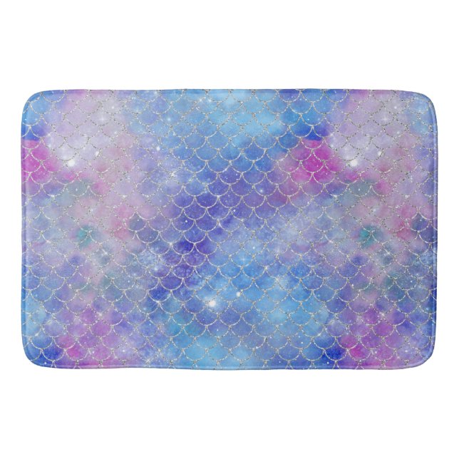 A Mermaid Galaxy Series Design 5  Bath Mat (Front)