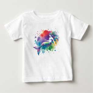 A Mermaid’s Realm of Colour Baby T-Shirt
