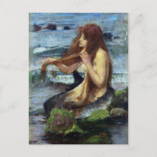 A Mermaid (study) Postcard