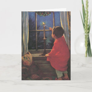 A Merry Christmas Eve by Jessie Willcox Smith Holiday Card