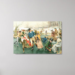 A Merry Christmas, from the Pears Annual, 1907 Canvas Print