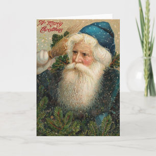 A Merry Christmas Old St. Nick Card