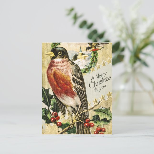 A Merry Christmas To You Postcard (Standing Front)