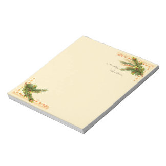 A Merry Christmas Vintage Notepad