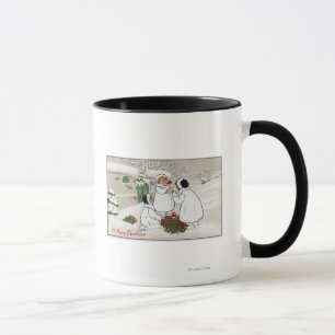 A Merry ChristmasPeople Holding Piglets Mug