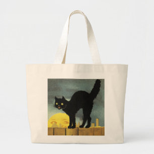 A Merry Halloween Large Tote Bag