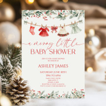 A Merry Little Baby Shower Christmas Baby Shower