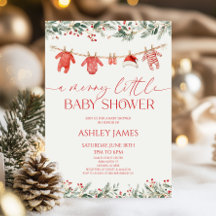 A Merry Little Baby Shower Christmas Baby Shower