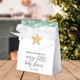 A Merry Little Baby Shower Favour Box