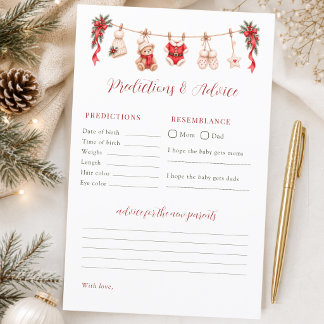 A Merry Little Baby Shower Predictions & Advice