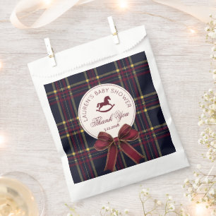 A merry Little Baby Shower Rocking horse Thank you Favour Bags